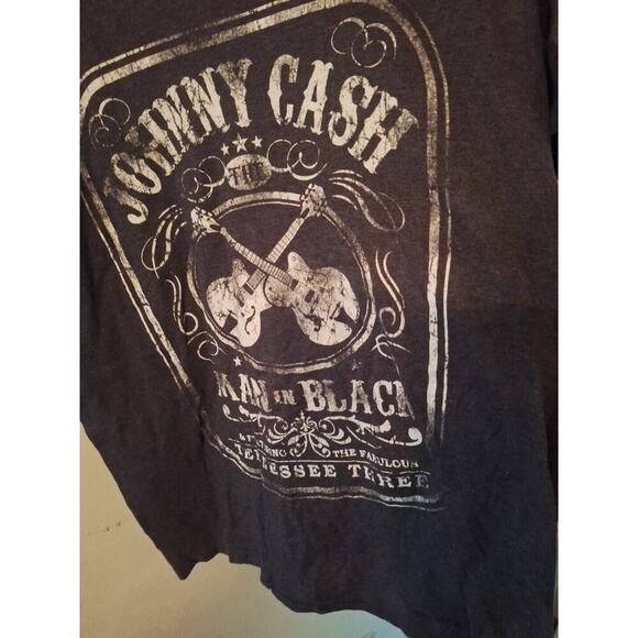 Johnny Cash | Tops | Johnny Cash Lace Up Man In Black Graphic Band Tshirt Size M 68758b9324b20b87f52b8055
